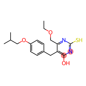 6-(ethoxymethyl)-5-(4-isobutoxybenzyl)-2-sulfanyl-4-pyrimidinol