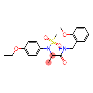 2-[4-ethoxy(methylsulfonyl)anilino]-N-(2-methoxybenzyl)propanamide