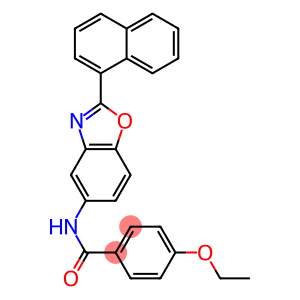 4-ethoxy-N-[2-(1-naphthyl)-1,3-benzoxazol-5-yl]benzamide