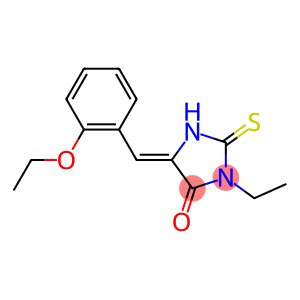 5-(2-ethoxybenzylidene)-3-ethyl-2-thioxoimidazolidin-4-one