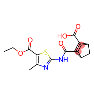 3-({[5-(ethoxycarbonyl)-4-methyl-1,3-thiazol-2-yl]amino}carbonyl)bicyclo[2.2.1]hept-5-ene-2-carboxylic acid