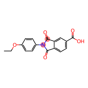 2-(4-ethoxyphenyl)-1,3-dioxo-5-isoindolinecarboxylic acid