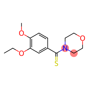 4-(3-ethoxy-4-methoxybenzothioyl)morpholine