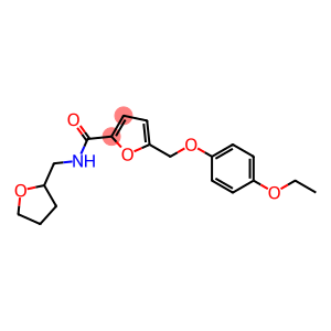 5-[(4-ethoxyphenoxy)methyl]-N-(tetrahydrofuran-2-ylmethyl)-2-furamide