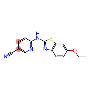 6-[(6-ethoxy-1,3-benzothiazol-2-yl)amino]pyridine-3-carbonitrile