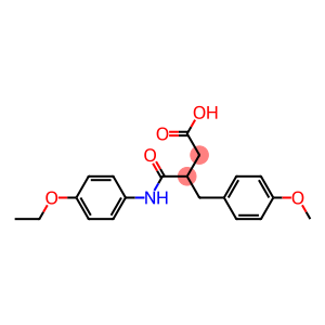 4-(4-ethoxyanilino)-3-(4-methoxybenzyl)-4-oxobutanoic acid