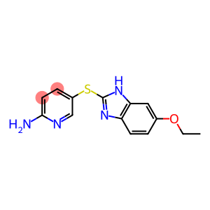 5-[(6-ethoxy-1H-1,3-benzodiazol-2-yl)sulfanyl]pyridin-2-amine