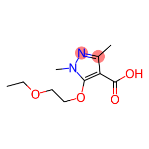 5-(2-ethoxyethoxy)-1,3-dimethyl-1H-pyrazole-4-carboxylic acid