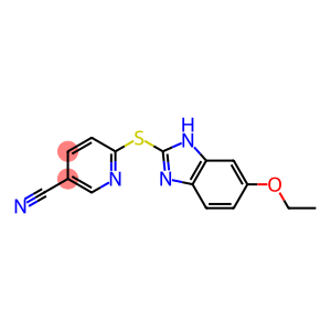 6-[(6-ethoxy-1H-1,3-benzodiazol-2-yl)sulfanyl]pyridine-3-carbonitrile