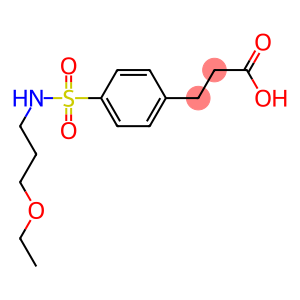 3-{4-[(3-ethoxypropyl)sulfamoyl]phenyl}propanoic acid