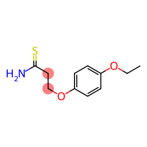 3-(4-ethoxyphenoxy)propanethioamide