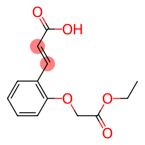 3-[2-(2-ethoxy-2-oxoethoxy)phenyl]prop-2-enoic acid