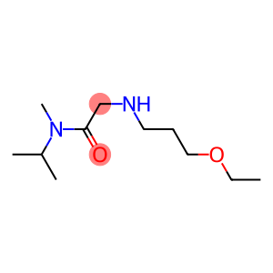 2-[(3-ethoxypropyl)amino]-N-methyl-N-(propan-2-yl)acetamide