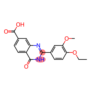 2-(4-ethoxy-3-methoxyphenyl)-4-oxo-3,4-dihydroquinazoline-7-carboxylic acid