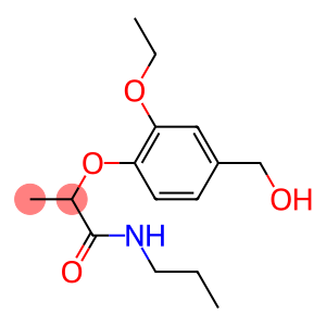 2-[2-ethoxy-4-(hydroxymethyl)phenoxy]-N-propylpropanamide