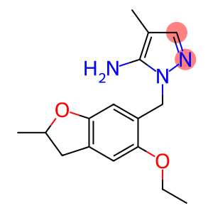 1-[(5-ethoxy-2-methyl-2,3-dihydro-1-benzofuran-6-yl)methyl]-4-methyl-1H-pyrazol-5-amine