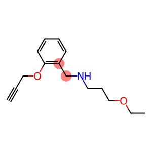 (3-ethoxypropyl)({[2-(prop-2-yn-1-yloxy)phenyl]methyl})amine