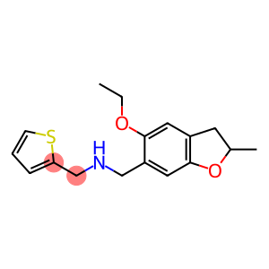 [(5-ethoxy-2-methyl-2,3-dihydro-1-benzofuran-6-yl)methyl](thiophen-2-ylmethyl)amine