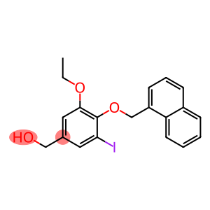 [3-ethoxy-5-iodo-4-(naphthalen-1-ylmethoxy)phenyl]methanol