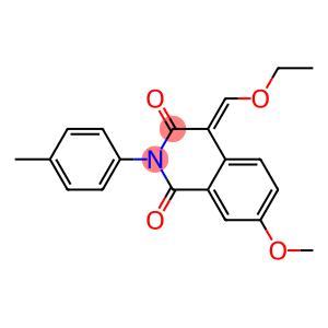 4-(ethoxymethylidene)-7-methoxy-2-(4-methylphenyl)-1,2,3,4-tetrahydroisoquinoline-1,3-dione