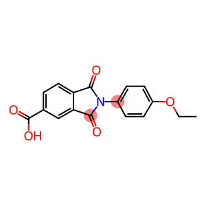 2-(4-ETHOXY-PHENYL)-1,3-DIOXO-2,3-DIHYDRO-1H-ISOINDOLE-5-CARBOXYLIC ACID