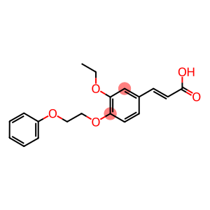 3-[3-ETHOXY-4-(2-PHENOXY-ETHOXY)-PHENYL]-ACRYLIC ACID