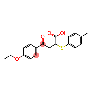 4-(4-ETHOXYPHENYL)-2-[(4-METHYLPHENYL)SULFANYL]-4-OXOBUTANOIC ACID