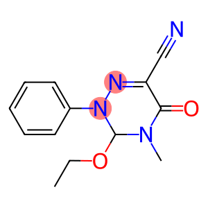 3-ETHOXY-4-METHYL-5-OXO-2-PHENYL-2,3,4,5-TETRAHYDRO-1,2,4-TRIAZINE-6-CARBONITRILE