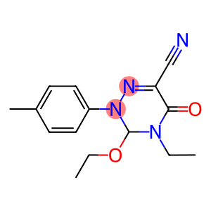 3-ETHOXY-4-ETHYL-2-(4-METHYLPHENYL)-5-OXO-2,3,4,5-TETRAHYDRO-1,2,4-TRIAZINE-6-CARBONITRILE