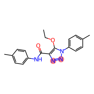 5-ETHOXY-N,1-BIS(4-METHYLPHENYL)-1H-1,2,3-TRIAZOLE-4-CARBOXAMIDE