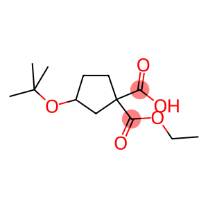 1-(ETHOXYCARBONYL)-3-TERT-BUTOXYCYCLOPENTANECARBOXYLIC ACID