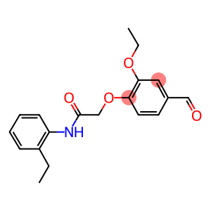 2-(2-ETHOXY-4-FORMYLPHENOXY) ACETIC ACID, N-(2-ETHYLPHENYL)AMIDE