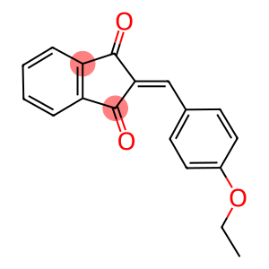 2-((4-ETHOXYPHENYL)METHYLENE)INDANE-1,3-DIONE