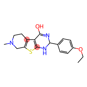 2-(4-ETHOXYPHENYL)-7-METHYL-1,2,5,6,7,8-HEXAHYDROPYRIDO[4',3':4,5]THIENO[2,3-D]PYRIMIDIN-4-OL