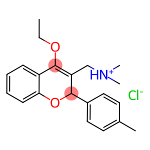 [4-ETHOXY-2-(4-METHYLPHENYL)-2H-CHROMEN-3-YL]-N,N-DIMETHYLMETHANAMINIUM CHLORIDE