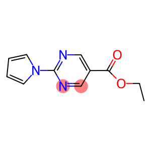 5-(Ethoxycarbonyl)-2-(1H-pyrrol-1-yl)pyrimidine, 1-[5-(Ethoxycarbonyl)pyrimidin-2-yl]-1H-pyrrole