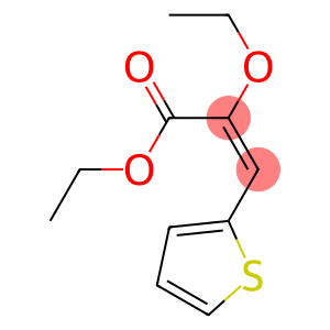 (E)-3-(Thiophen-2-yl)-2-ethoxyacrylic acid ethyl ester