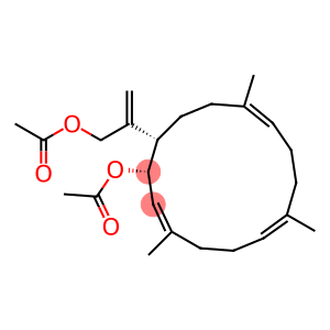 (1S,2S,3E,7E,11E)-2,17-diacetoxycembra-3,7,11,15-tetraene