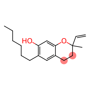 2-Ethenyl-6-hexyl-2-methylchroman-7-ol