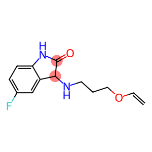 3-{[3-(ethenyloxy)propyl]amino}-5-fluoro-2,3-dihydro-1H-indol-2-one