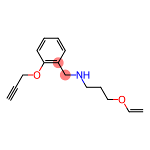 [3-(ethenyloxy)propyl]({[2-(prop-2-yn-1-yloxy)phenyl]methyl})amine