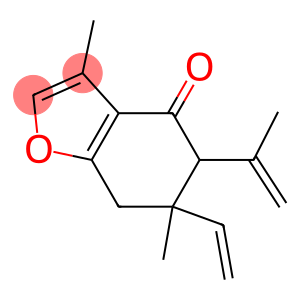 6-ethenyl-3,6-dimethyl-5-prop-1-en-2-yl-5,7-dihydrobenzofuran-4-one