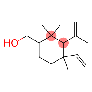 4-Ethenyl-2,2,4-trimethyl-3-(1- methylethenyl)-cyclohexane-methanol