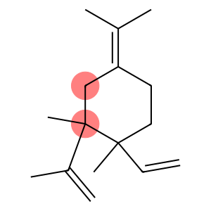 1-ethenyl-1,2-dimethyl-4-propan-2-ylidene-2-prop-1-en-2-yl-cyclohexane