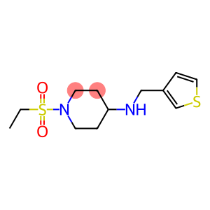 1-(ethanesulfonyl)-N-(thiophen-3-ylmethyl)piperidin-4-amine