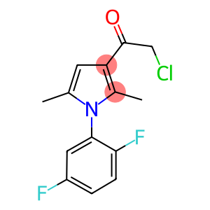 1-ETHANONE, 2-CHLORO-1-[1-(2,5-DIFLUOROPHENYL)-2,5-DIMETHYL-1H-PYRROL-3-YL]-