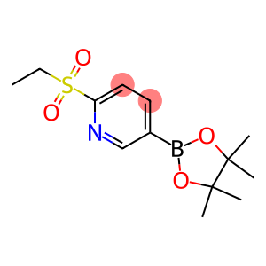 2-(Ethanesulfonyl)-5-(tetramethyl-1,3,2-dioxaborolan-2-yl)pyridine