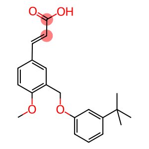 (2E)-3-(3-[(3-TERT-BUTYLPHENOXY)METHYL]-4-METHOXYPHENYL)-2-PROPENOIC ACID