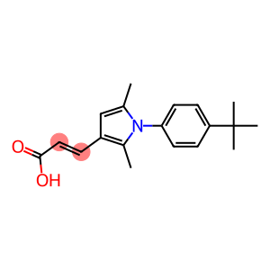 (2E)-3-[1-(4-TERT-BUTYLPHENYL)-2,5-DIMETHYL-1H-PYRROL-3-YL]ACRYLIC ACID