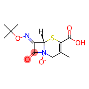 7-[(E)-(tert-Butyloxy)imino]-3-methyl-4-carboxycepham-3-ene 1-oxide